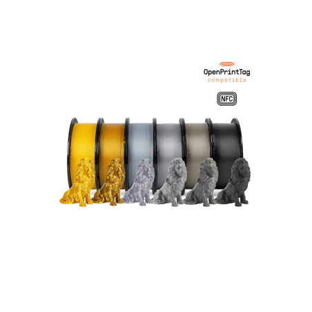 Prusament PLA Metallic Bundle 5+1 FREE