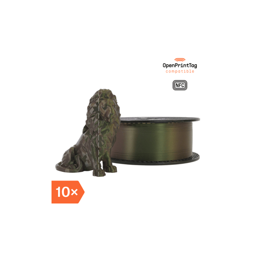 Prusament PLA Mystic Green 1kg (NFC) - Multipack 10 pcs