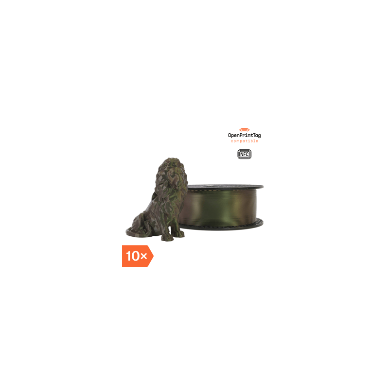 Prusament PLA Mystic Green 1kg (NFC) - Multipack 10 pcs
