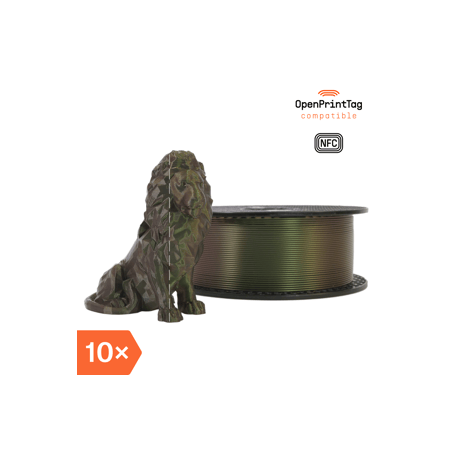 Prusament PLA Mystic Green 1kg (NFC) - Multipack 10 pcs