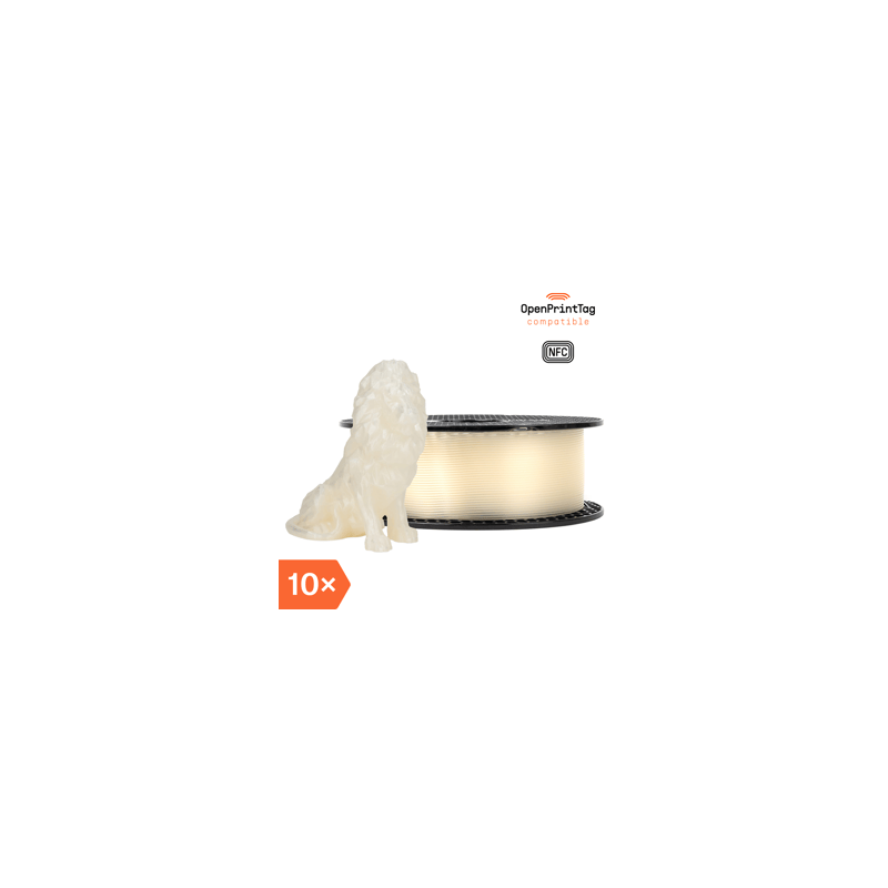 Prusament PLA Natural 1kg (NFC) - Multipack 10 pcs