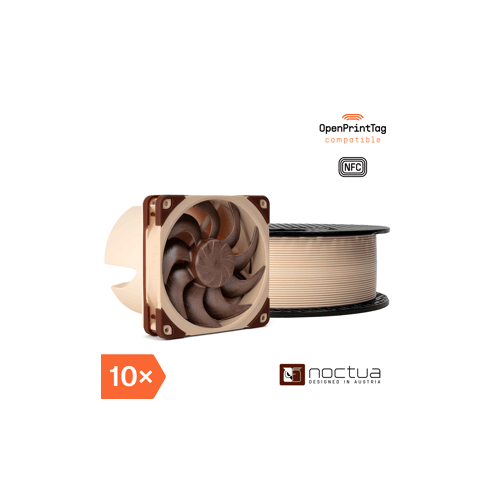 Prusament PLA Noctua Beige 1kg (NFC) - Multipack 10 pcs