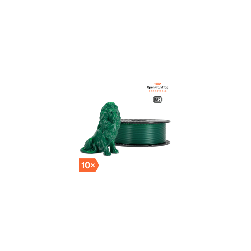 Prusament PLA Opal Green 1kg (NFC) - Multipack 10 pcs