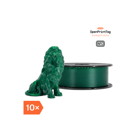 Prusament PLA Opal Green 1kg (NFC) - Multipack 10 pcs