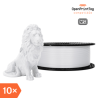 Prusament PLA Pristine White 1kg (NFC) - Multipack 10 pcs