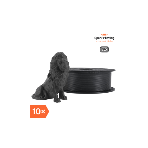 Prusament PLA Prusa Galaxy Black 1kg (NFC) - Multipack 10 pcs