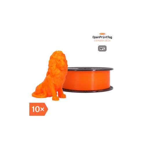 Prusament PLA Prusa Orange 1kg (NFC) - Multipack 10 pcs