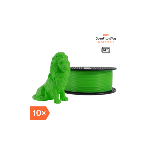 Prusament PLA Simply Green 1kg (NFC) - Multipack 10 pcs