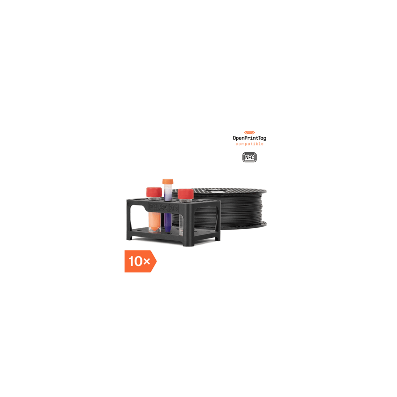 Prusament PP Carbon Fiber Black 650g (NFC) - Multipack 10 pcs