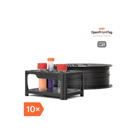 Prusament PP Carbon Fiber Black 650g (NFC) - Multipack 10 pcs
