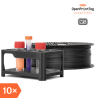 Prusament PP Carbon Fiber Black 650g (NFC) - Multipack 10 pcs