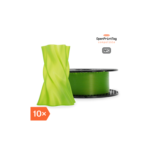 Prusament PVB Bright Green 500g (NFC) - Multipack 10 pcs