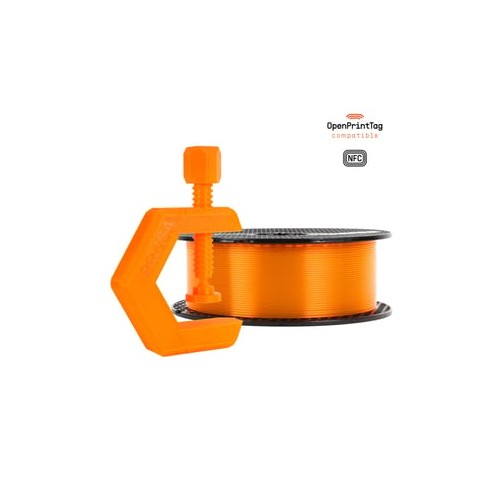 Prusament PETG Prusa Orange Transparent 1kg (NFC)