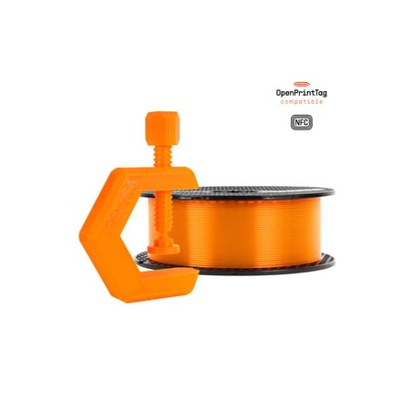 Prusament PETG Prusa Orange Transparent 1kg (NFC)
