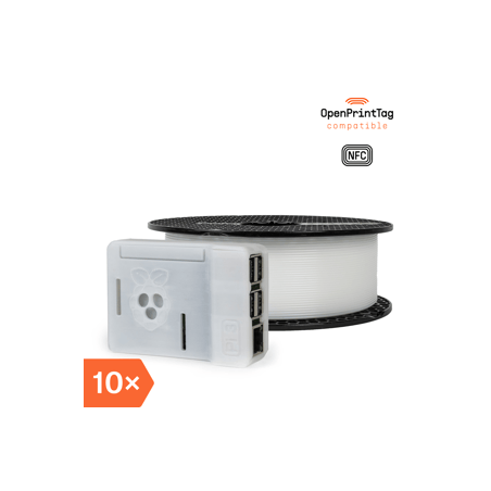 Prusament PETG V0 Natural 1kg (NFC) - Multipack 10 pcs
