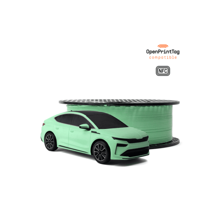 Prusament PETG Electric Green 1kg (NFC)