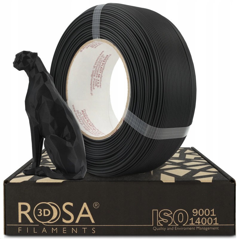 ROSA 3D ReFill PLA Speed Matt Black 1,75mm 1kg