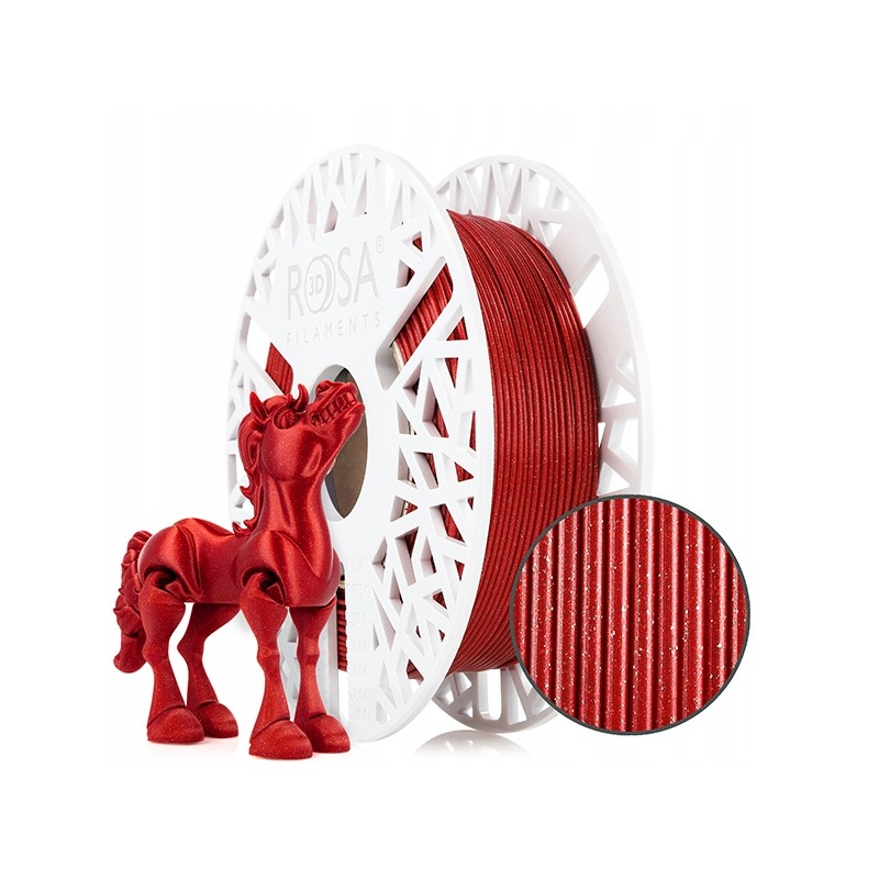ROSA 3D PLA GALAXY Karmin Red 1,75mm 0,5kg