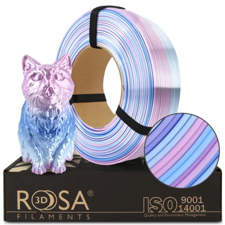 ROSA 3D ReFill PLA Multicolour Silk Candy 1,75mm 1kg